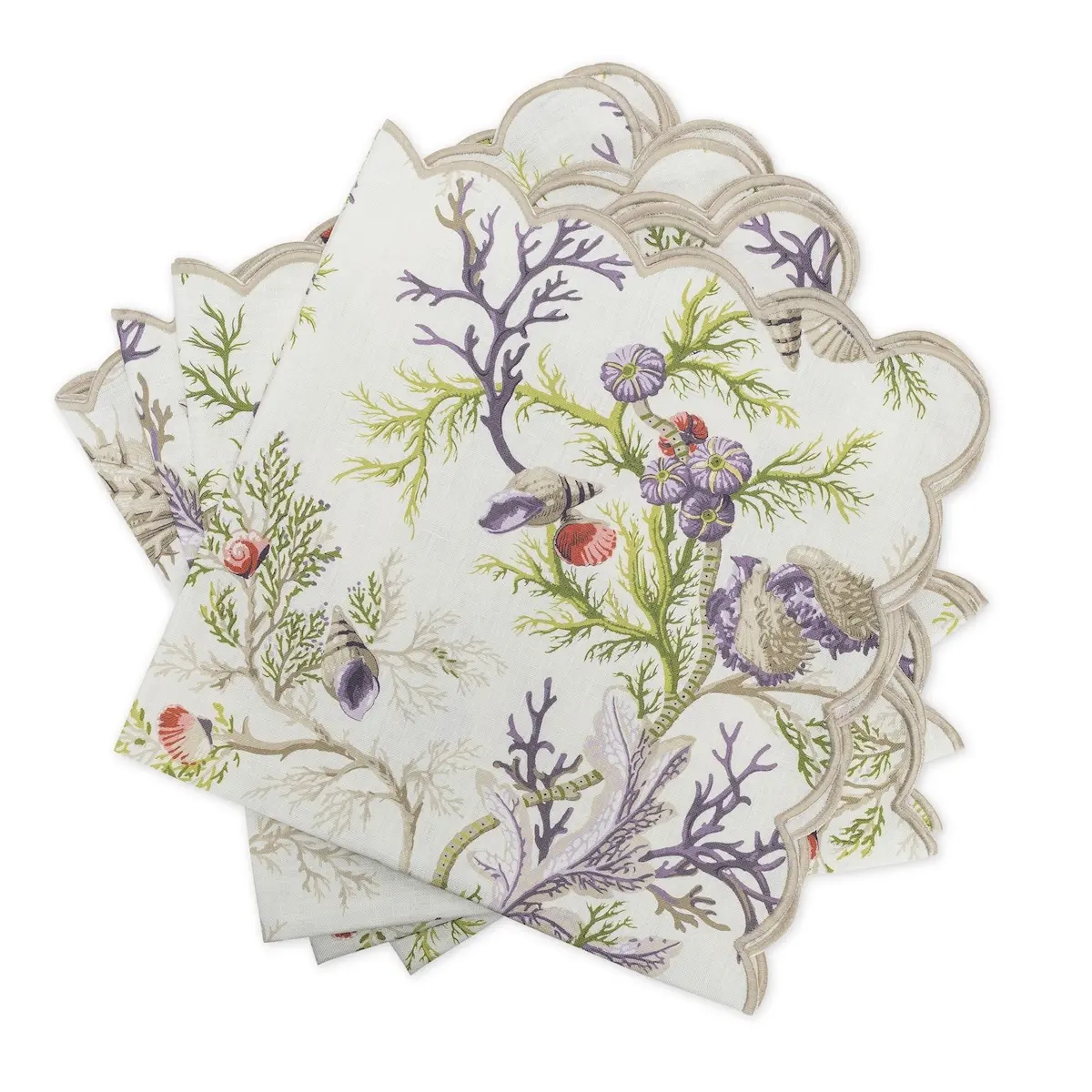 Del Tesoro Napkin, Set of 4_ SEA ORCHID