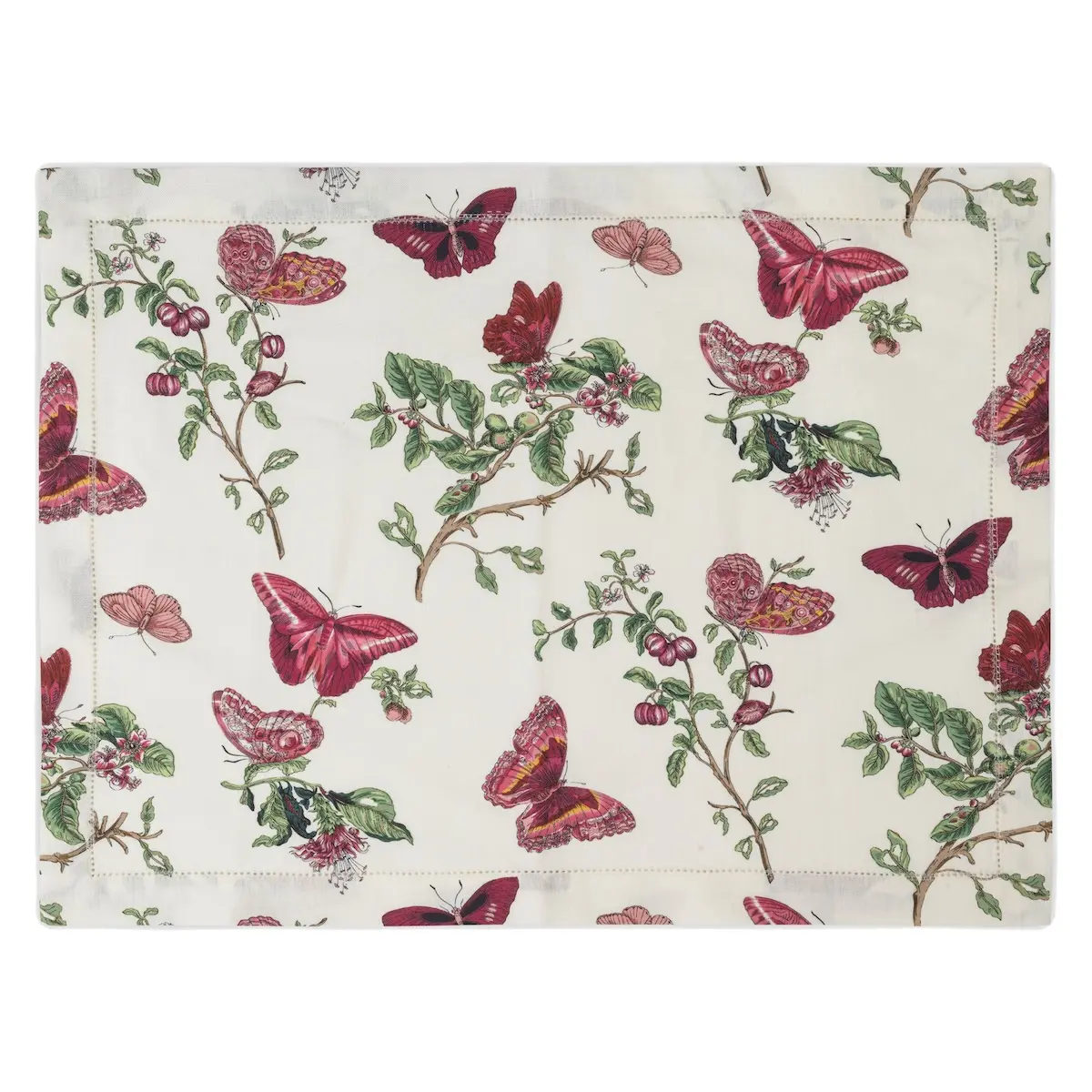Baudin Butterfly Placemats (4)_ RUBY