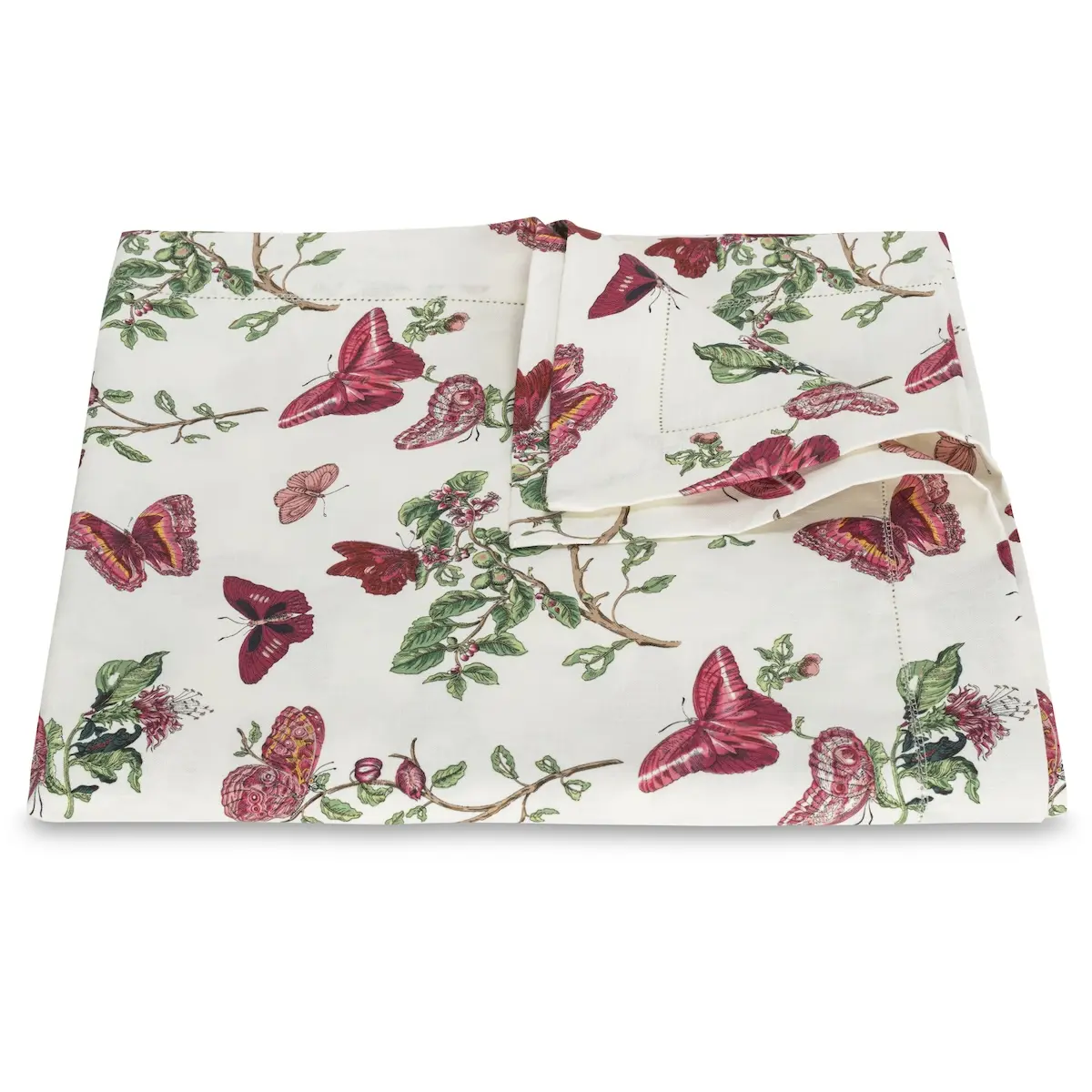 Baudin Butterfly Tablecloth_ RUBY