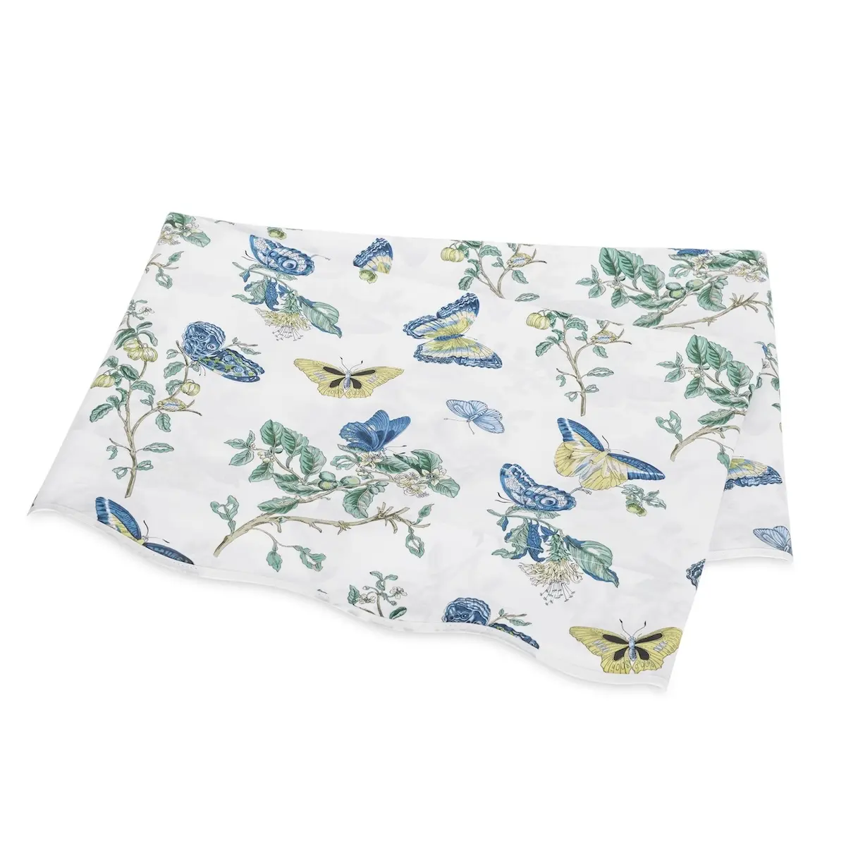 Baudin Butterfly Flat Sheet_ PRUSSIAN BLUE