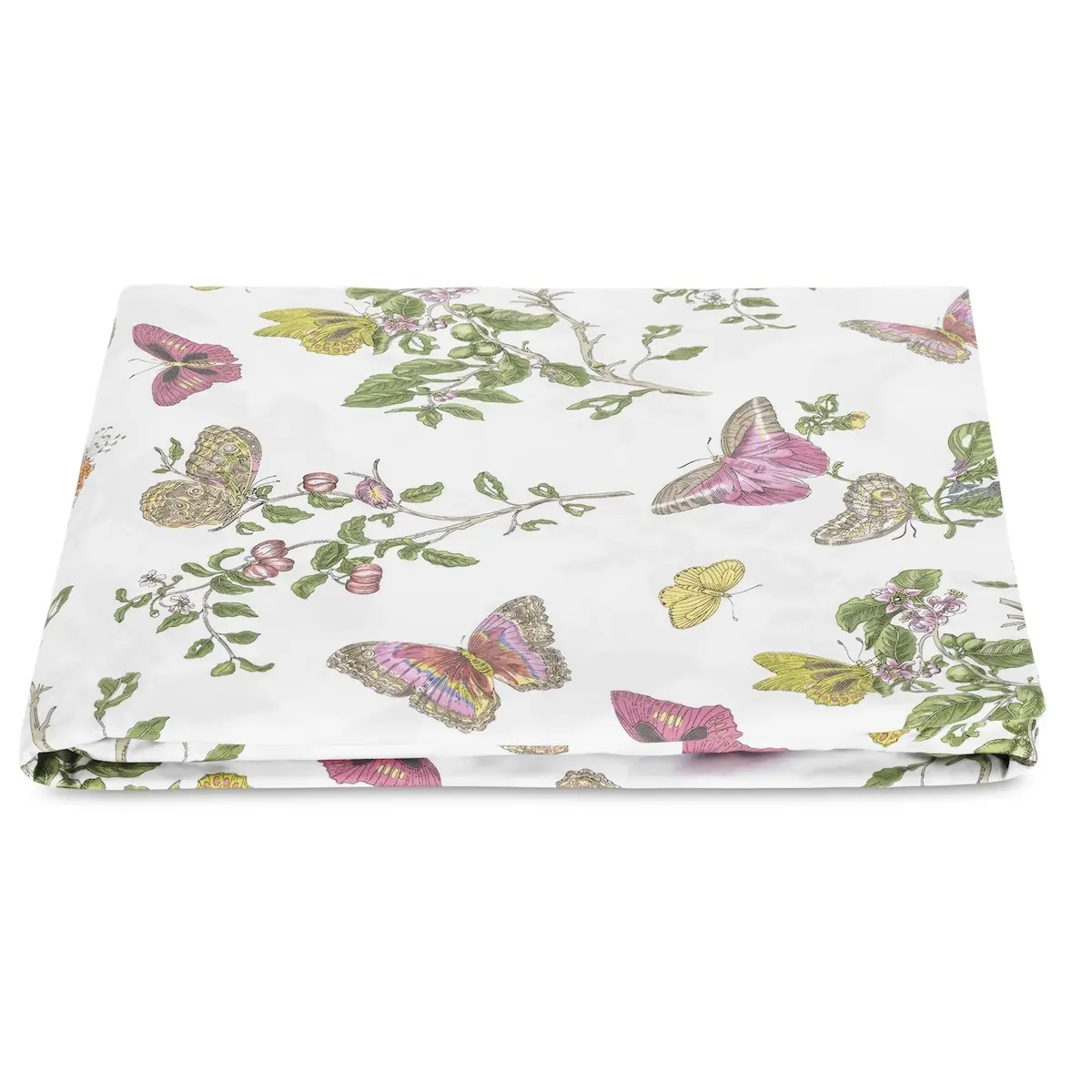 Baudin Butterfly Fitted Sheet_ PINK