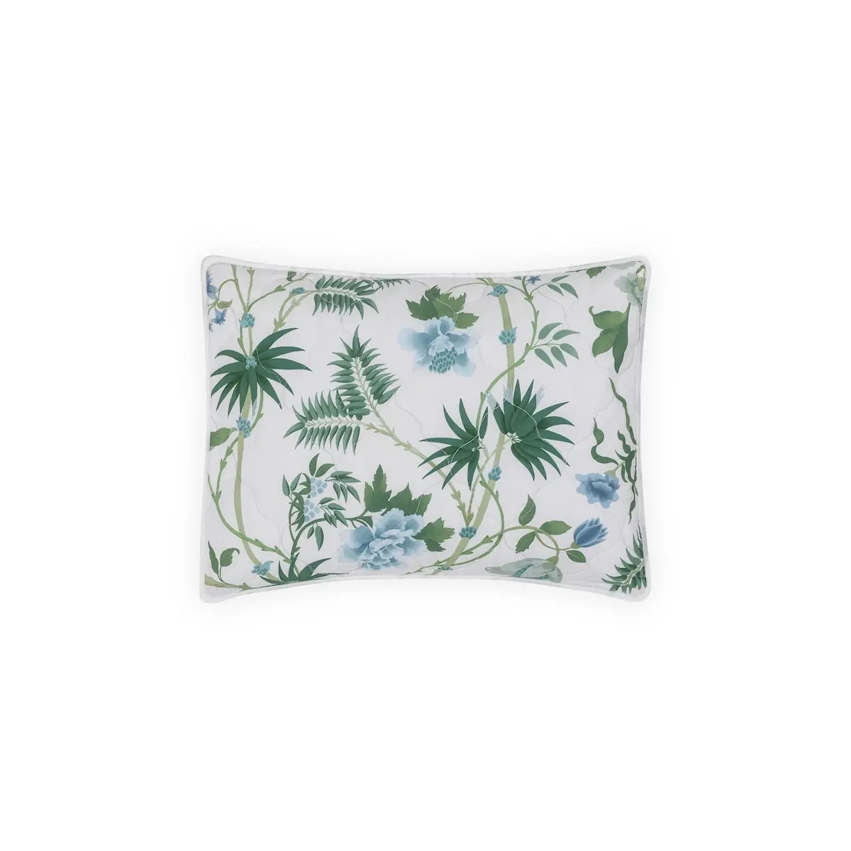Palmyra Quilted Sham_ EMERALD