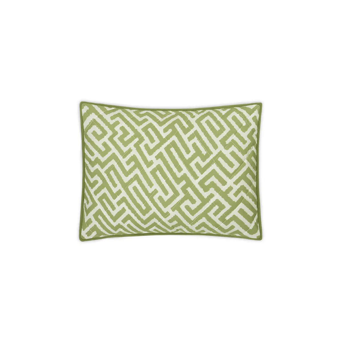 Gabriel Quilted Sham_ GRASS