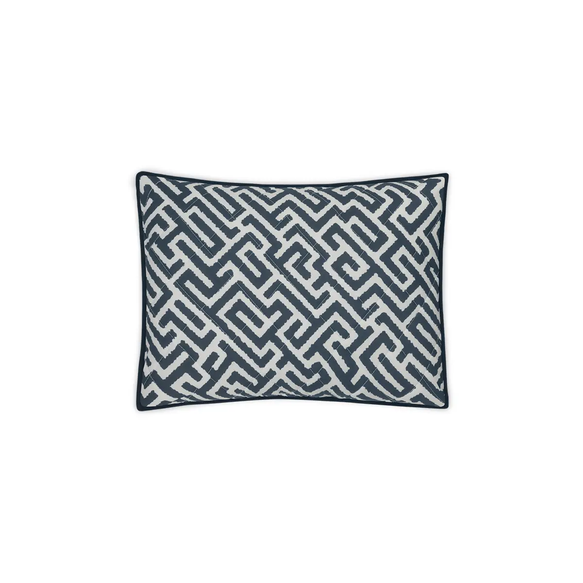 Gabriel Quilted Sham_ INDIGO