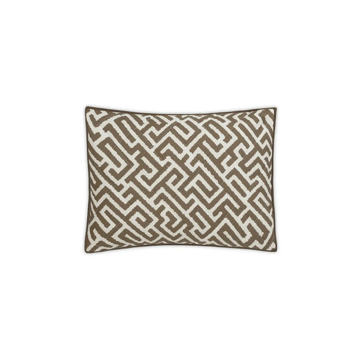 Gabriel Quilted Sham_ MOCHA