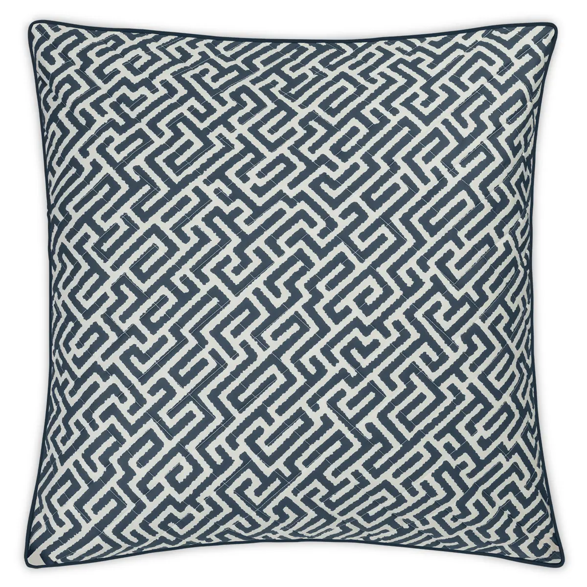 Gabriel Quilted Sham_ INDIGO