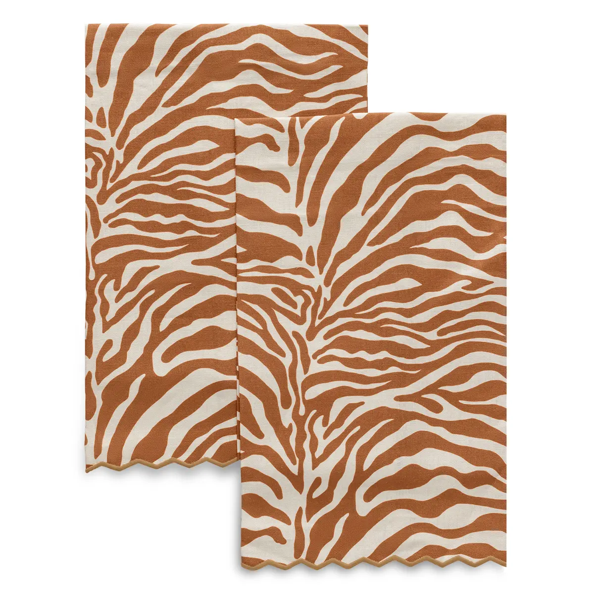Regine Guest Towel, Set of 2_ PERSIMMON