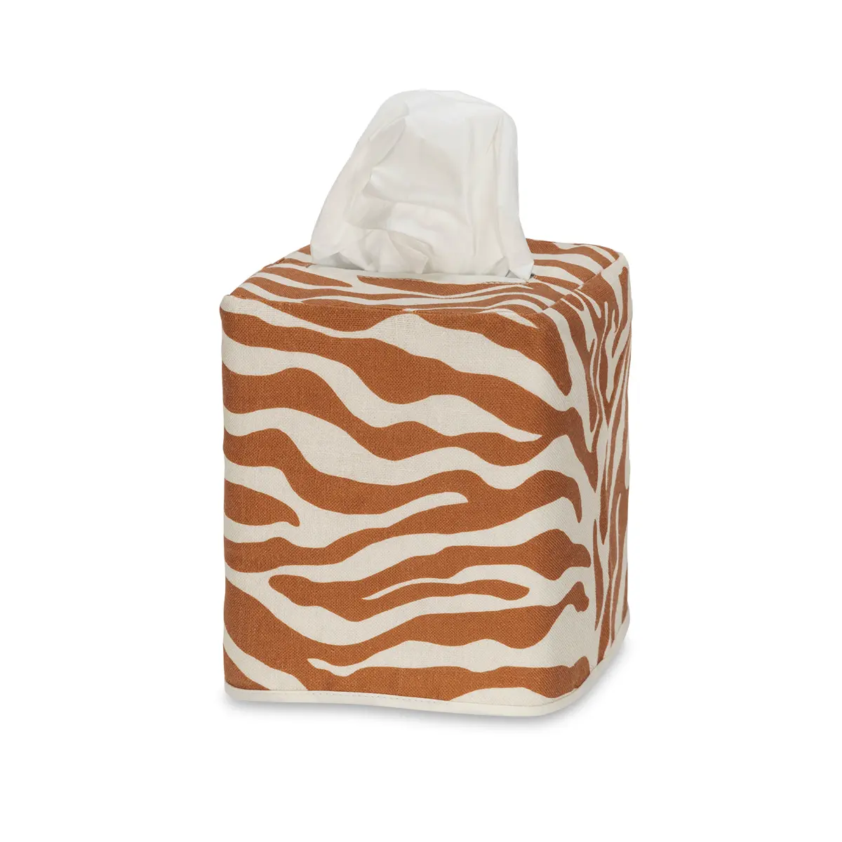 Regine Tissue Box Cover_ PERSIMMON