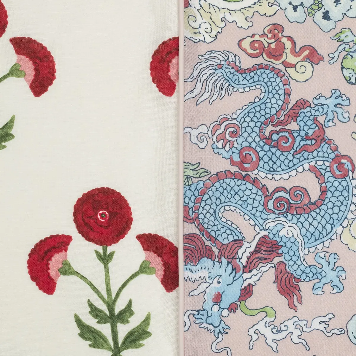 Magic Mountain/Gisele Pillow Cover_ SCARLET/PARADISE