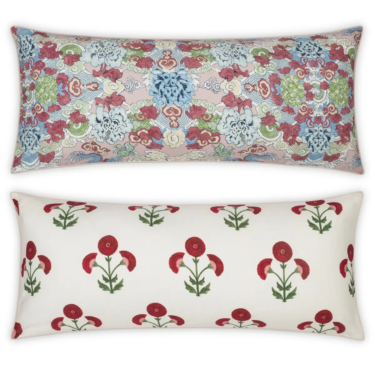 Magic Mountain/Gisele Pillow Cover_ SCARLET/PARADISE
