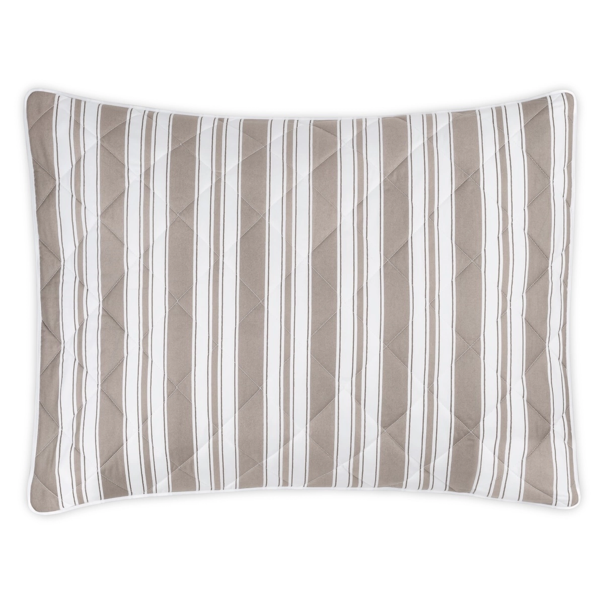 Elio Quilted Sham_ MOCHA