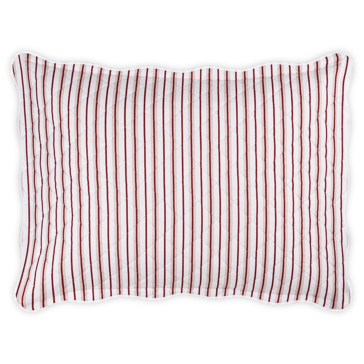 Calypso Quilted Sham_ REDBERRY