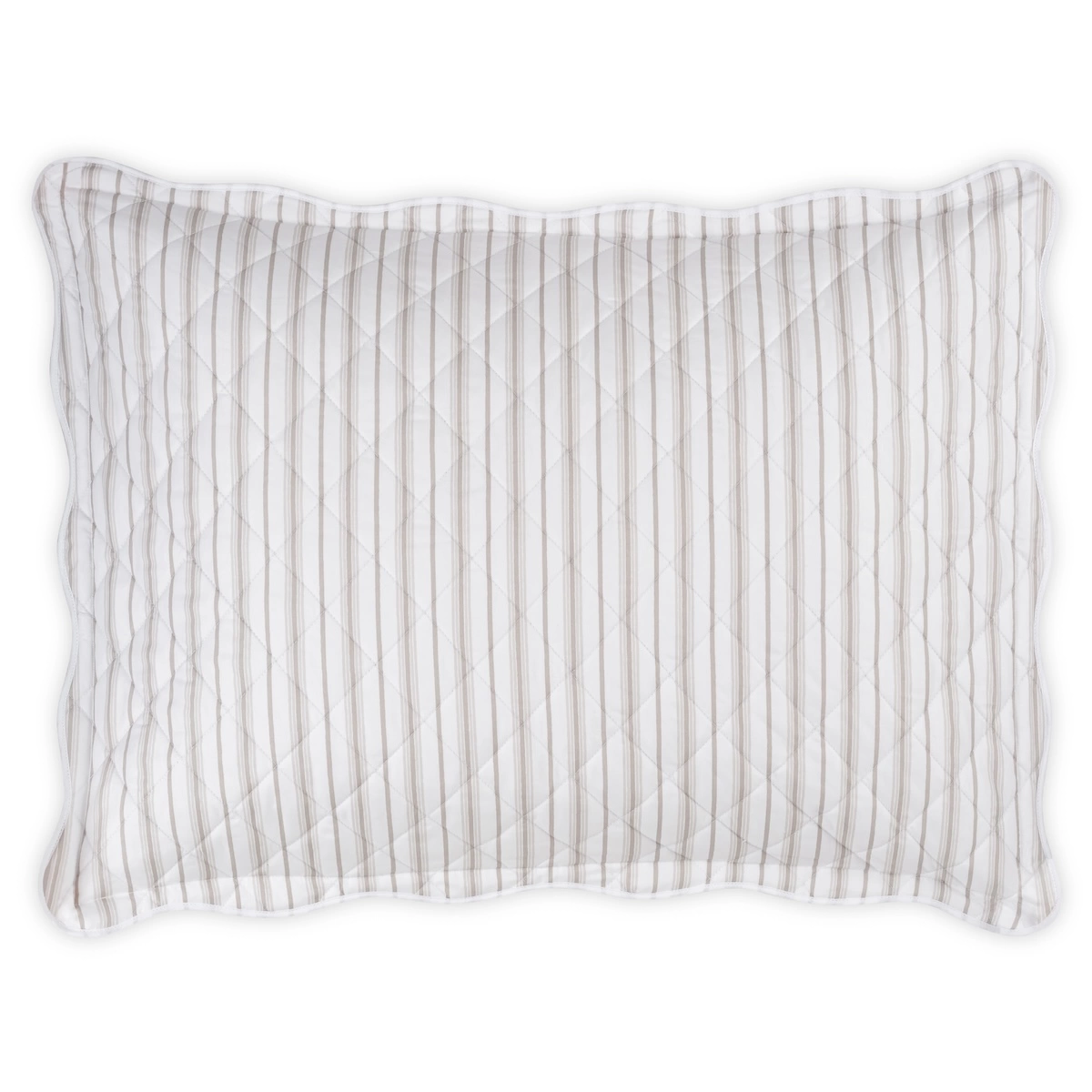 Calypso Quilted Sham_ PEBBLE