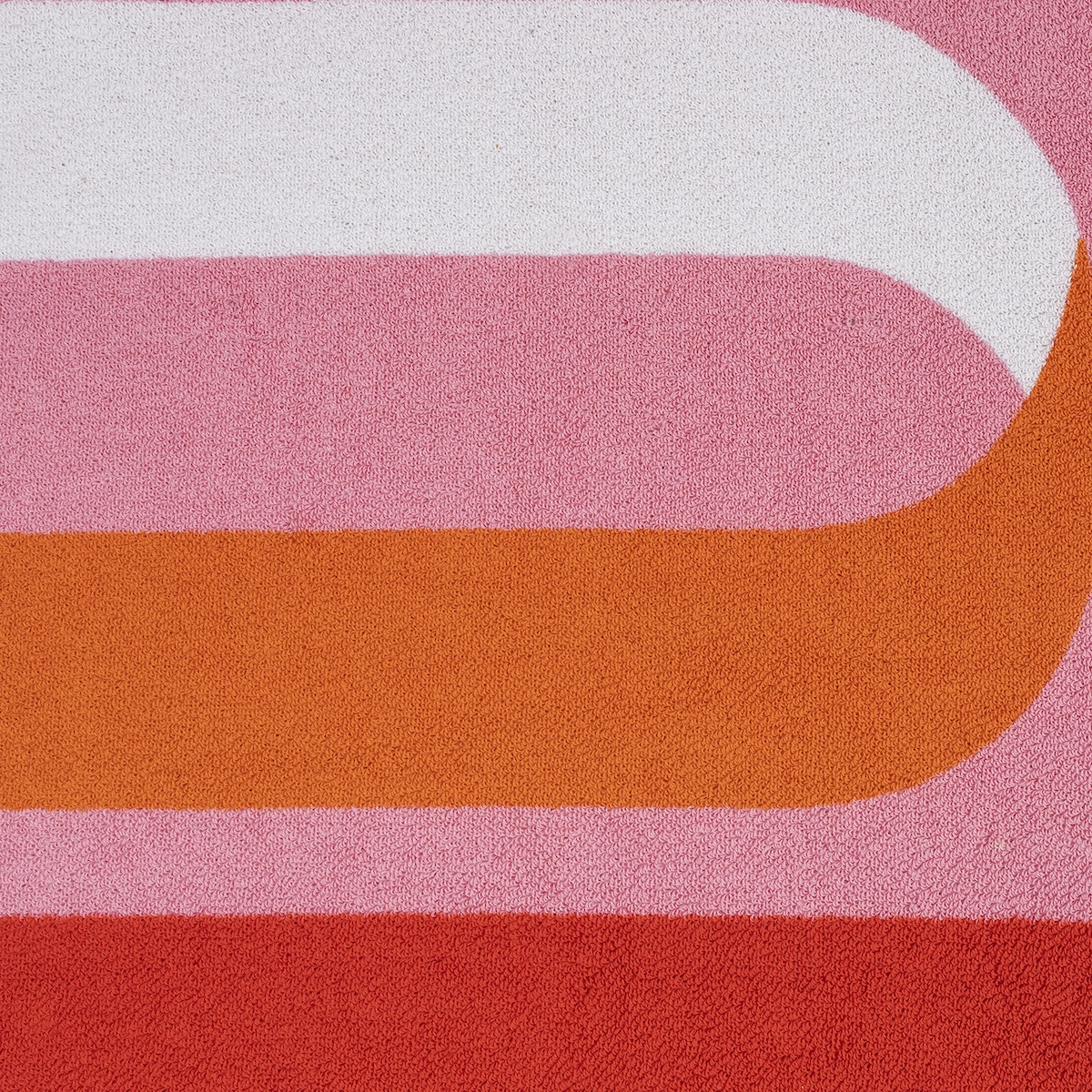 Ribbon Beach Towel_ FLAMINGO