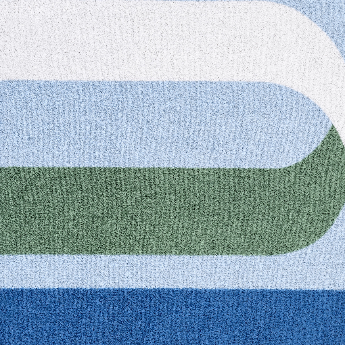 Ribbon Beach Towel_ OCEAN