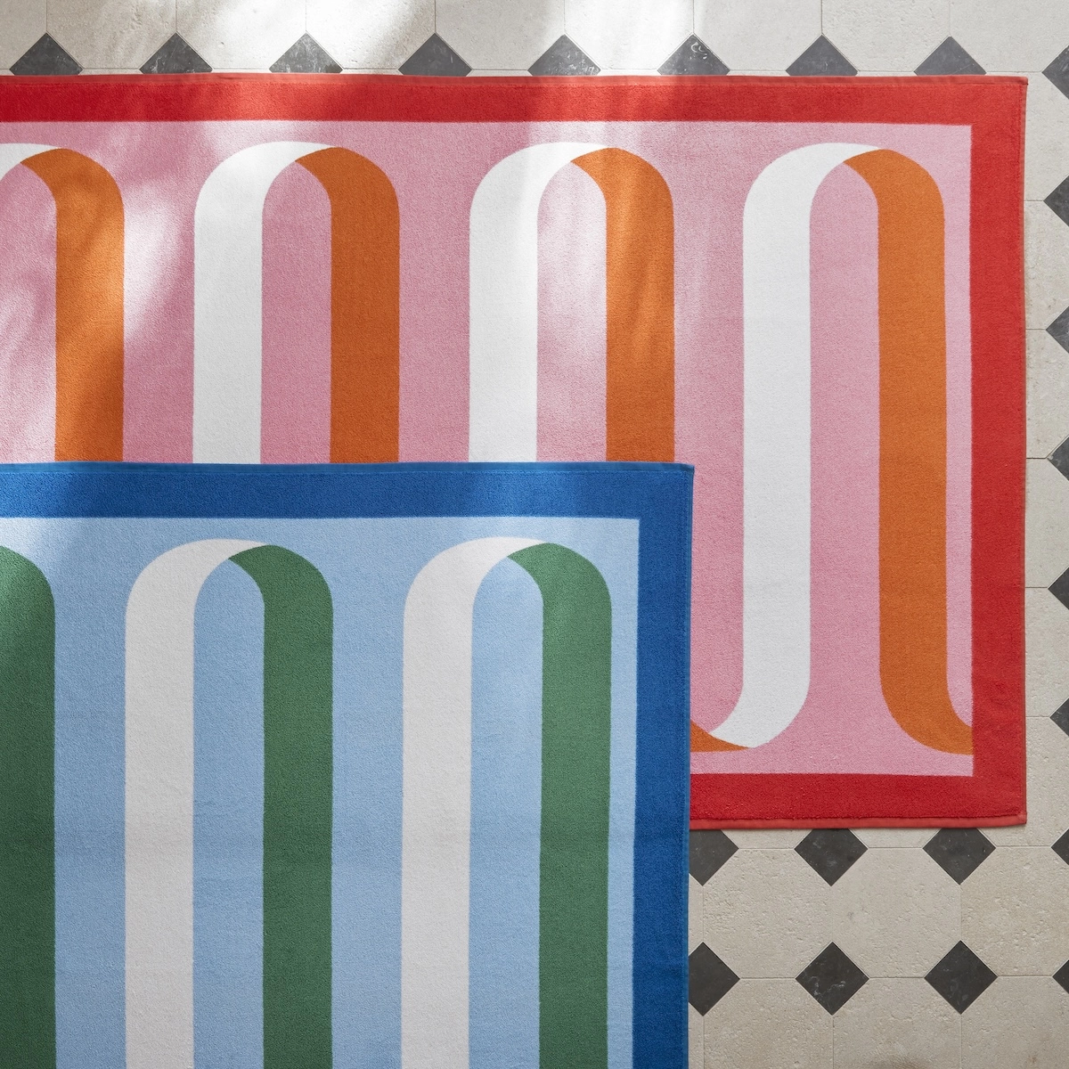 Ribbon Beach Towel_ OCEAN