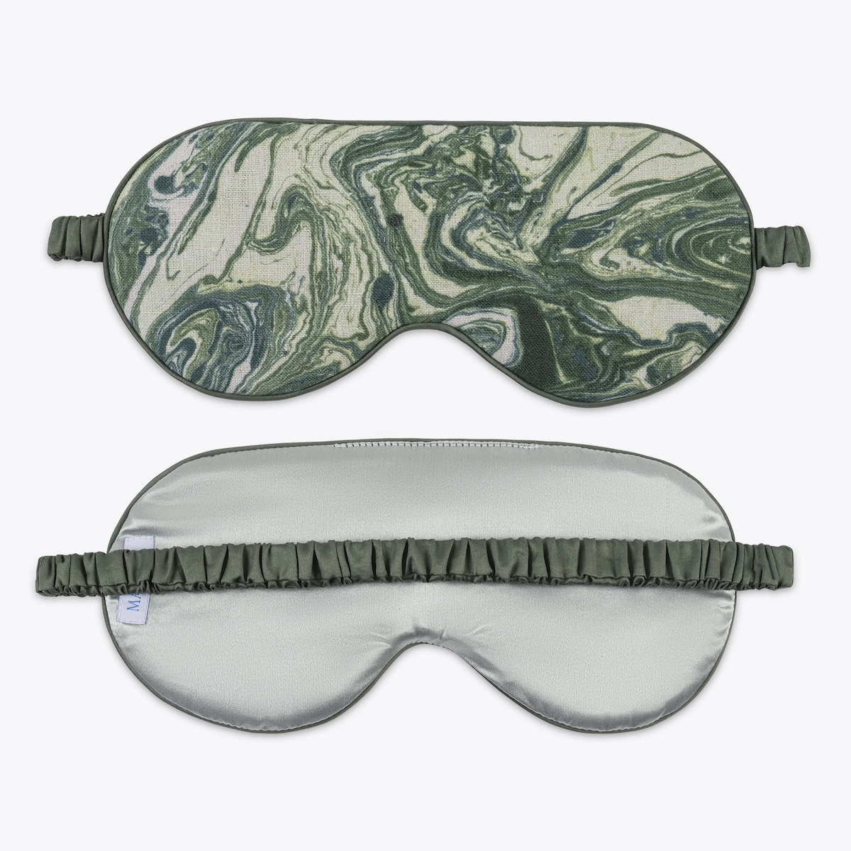 Balthazar Linen Sleep Mask_ EMERALD