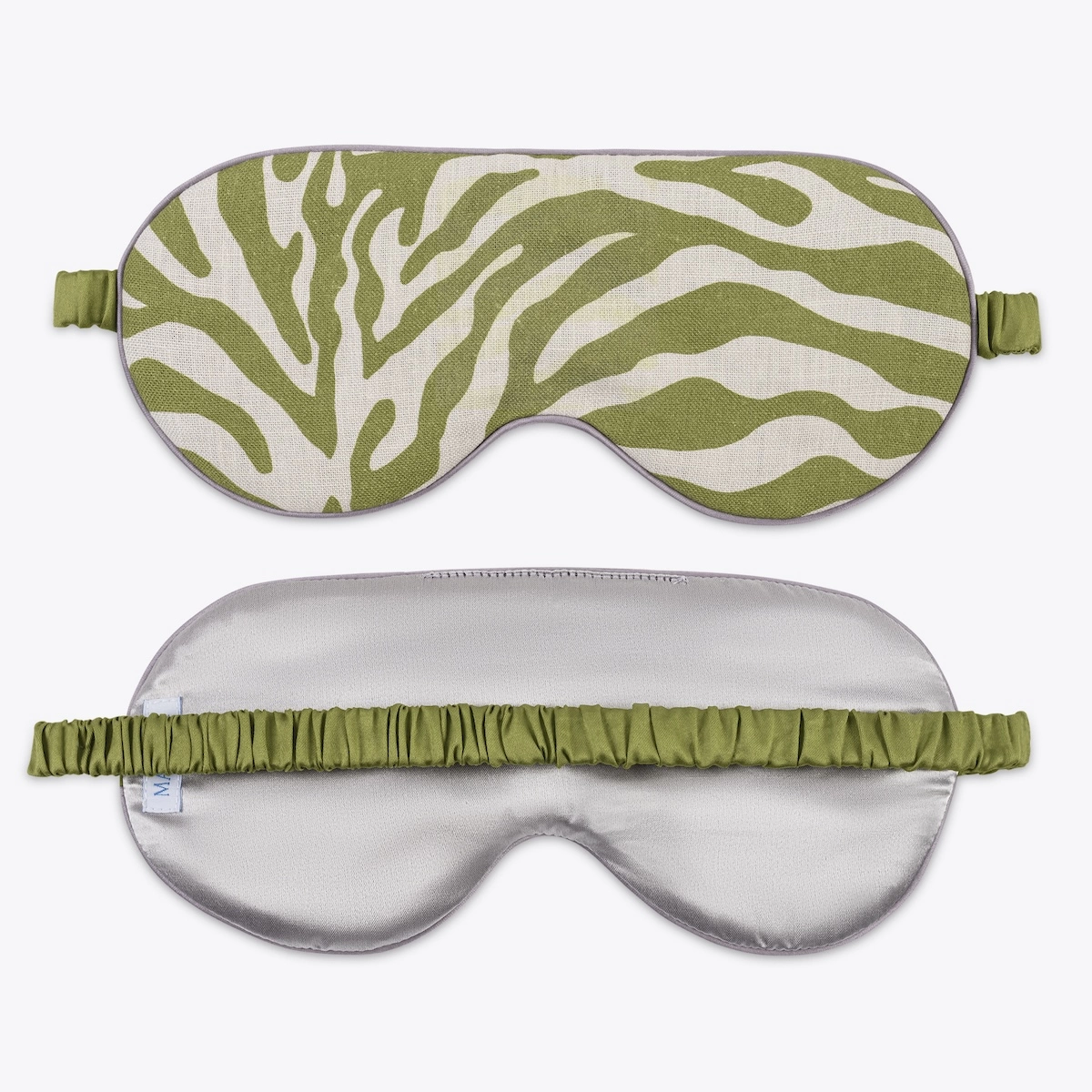 Regine Linen Sleep Mask_ GRASS