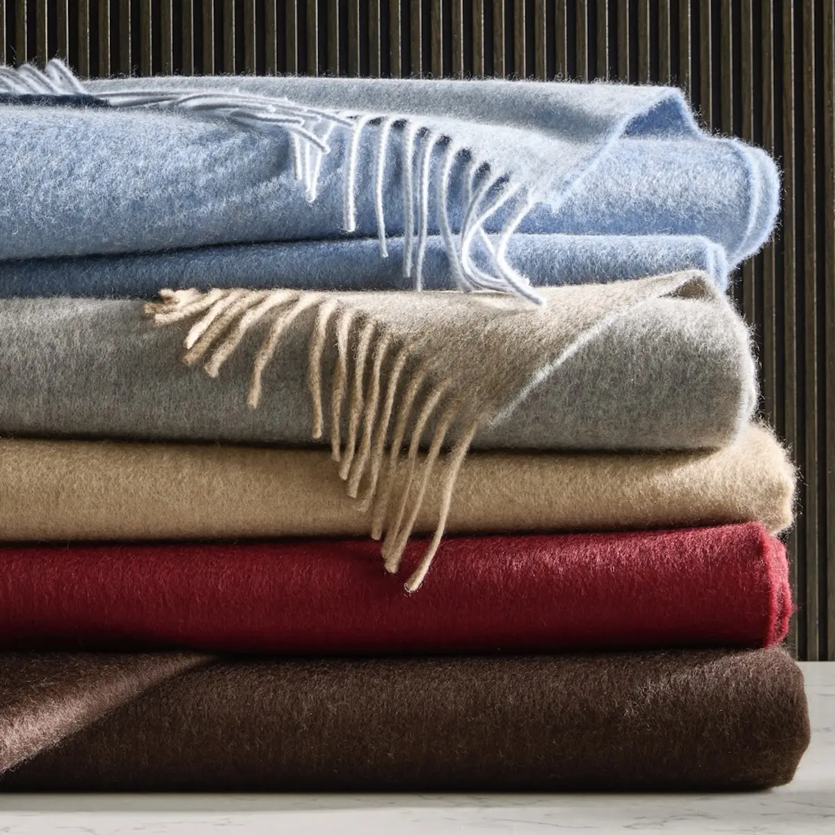 Paley Throw_ FLANNEL GREY/NATURAL