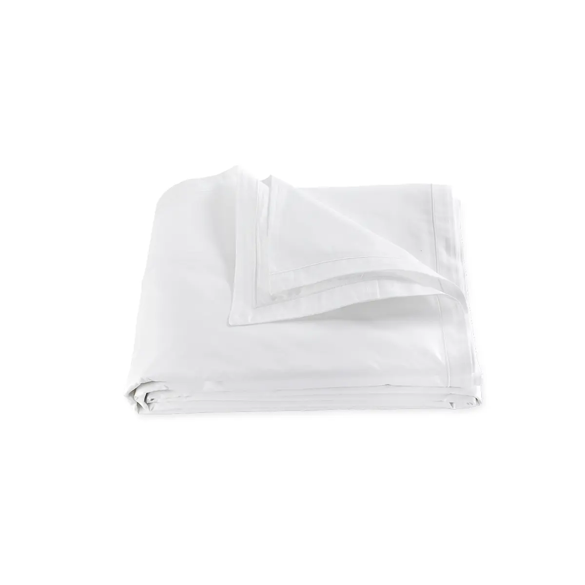 Ceylon Satin Stitch Duvet Cover_ WHITE