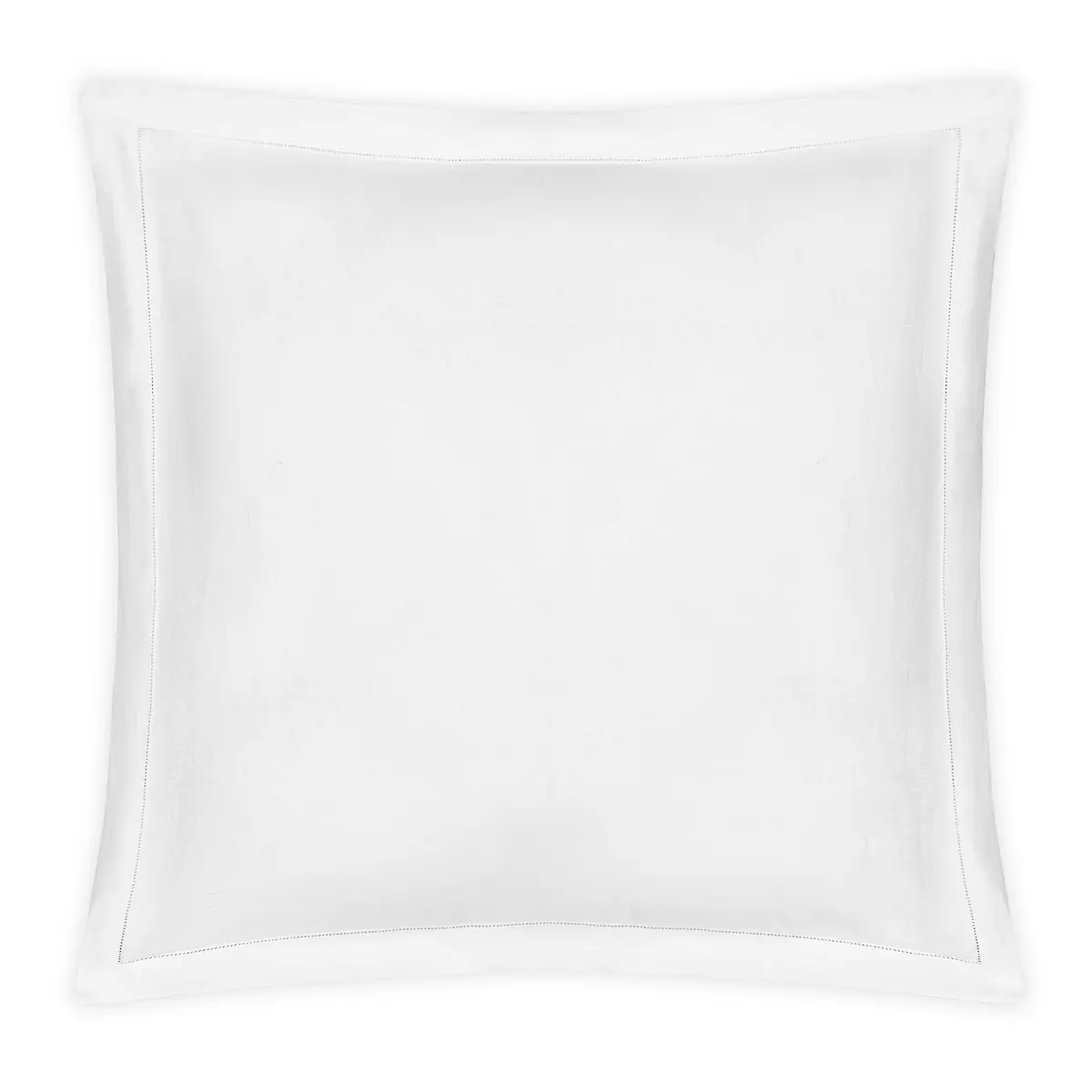 Roman Hemstitch Sham_ WHITE