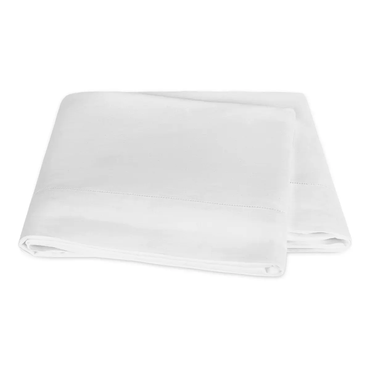Roman Hemstitch Flat Sheet_ WHITE