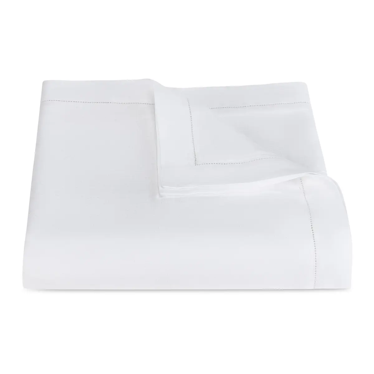 Roman Hemstitch Duvet Cover_ WHITE