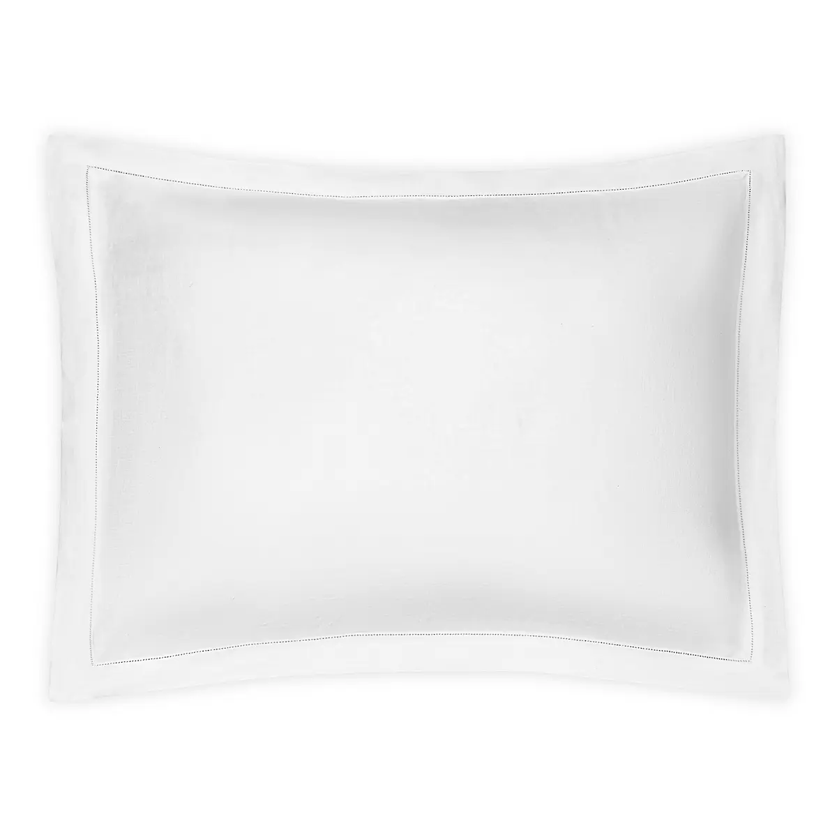 Roman Hemstitch Sham_ WHITE