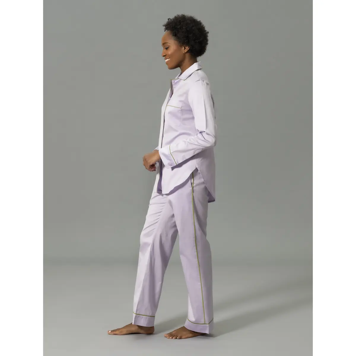 Nocturne Pajama Set_ VIOLET/GRASS