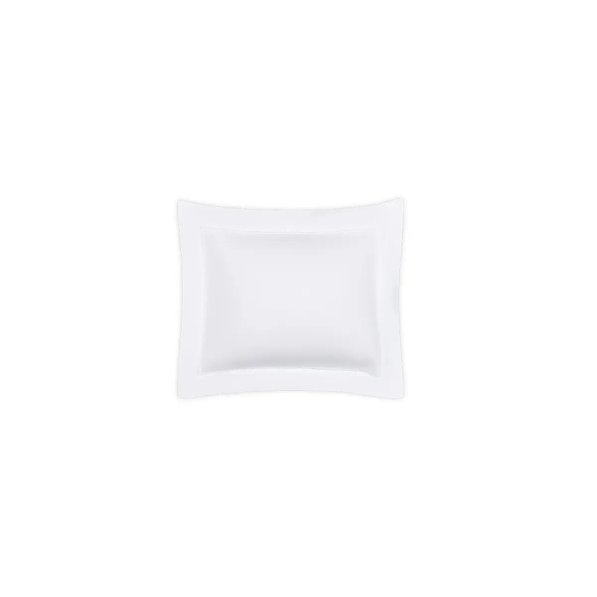 Luca Hemstitch Sham_ WHITE