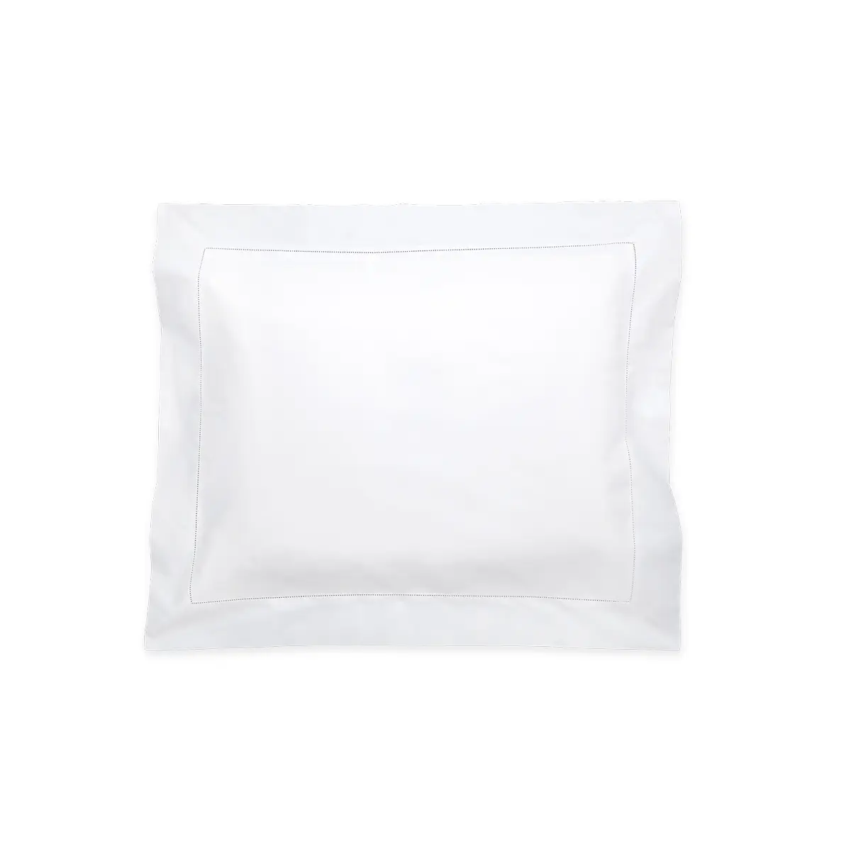 Luca Hemstitch Sham_ WHITE
