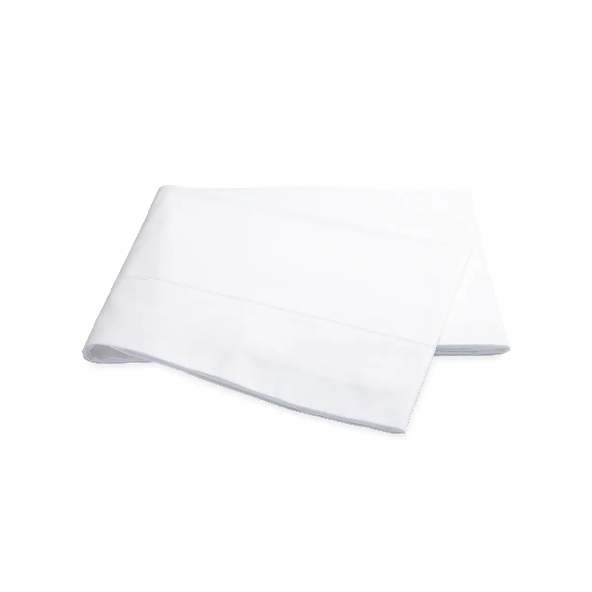 Luca Hemstitch Flat Sheet_ WHITE