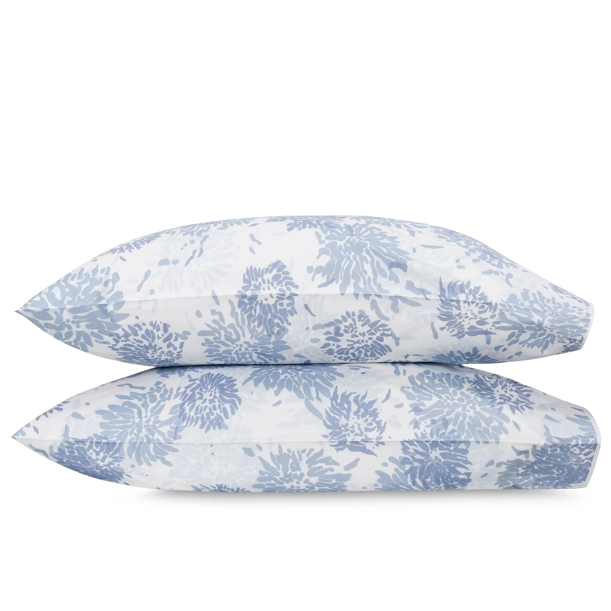 Chrysanthemum Pillowcases_ BLUE