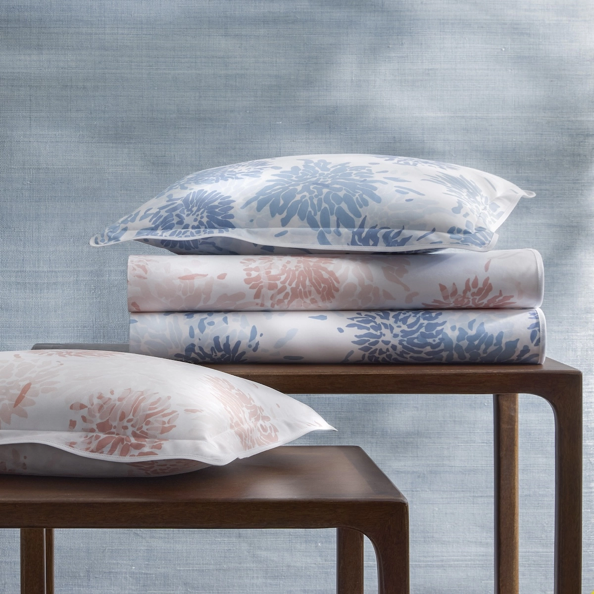 Chrysanthemum Duvet Cover_ BLUE
