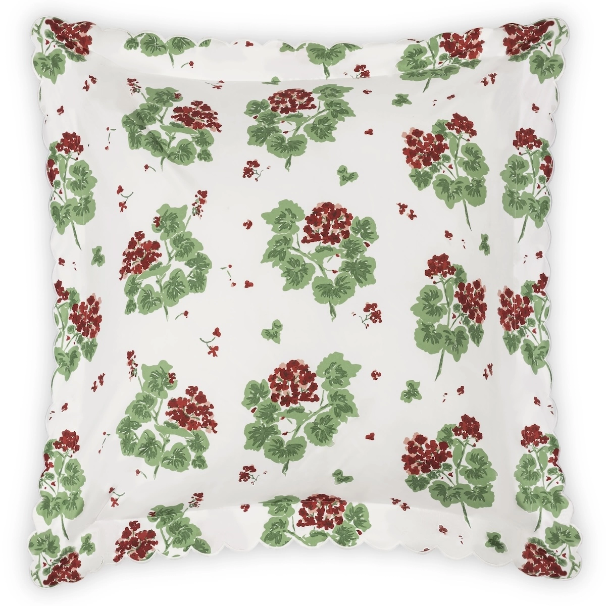 Geranium Sham_ SCARLET