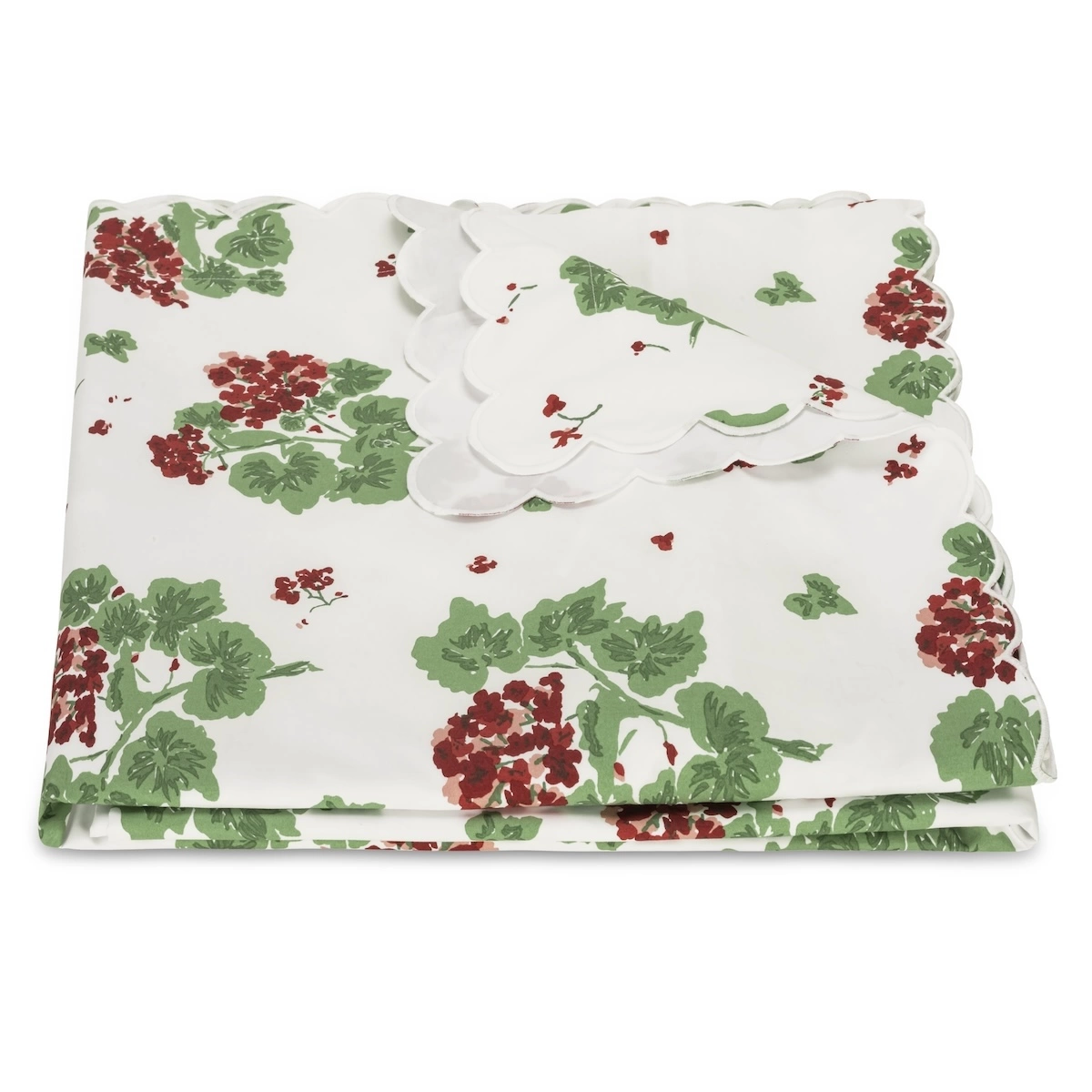 Geranium Duvet Cover_ SCARLET