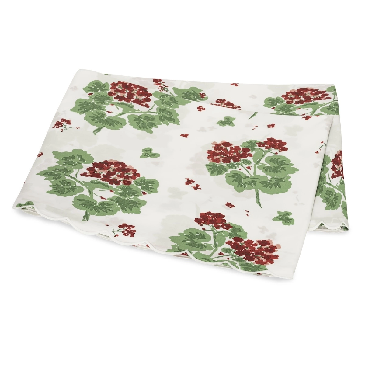 Geranium Flat Sheet_ SCARLET