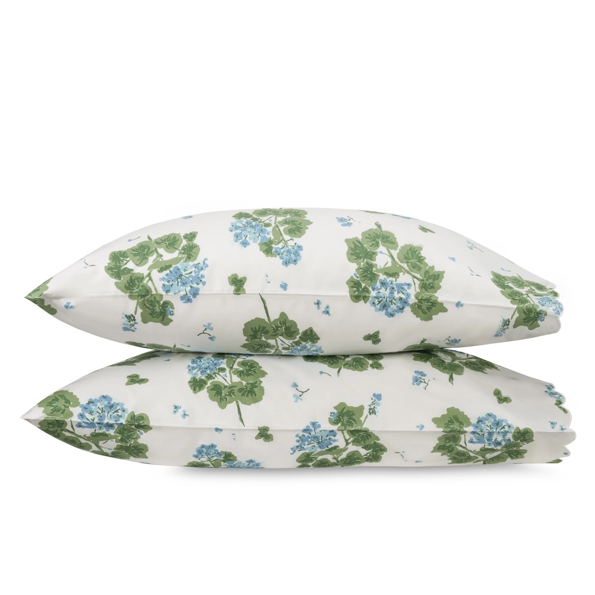 Geranium Pillowcases_ BLUE