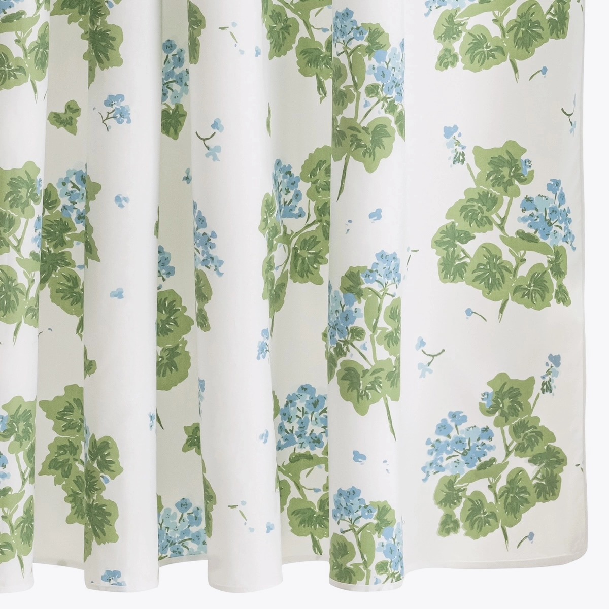 Geranium Shower Curtain_ BLUE