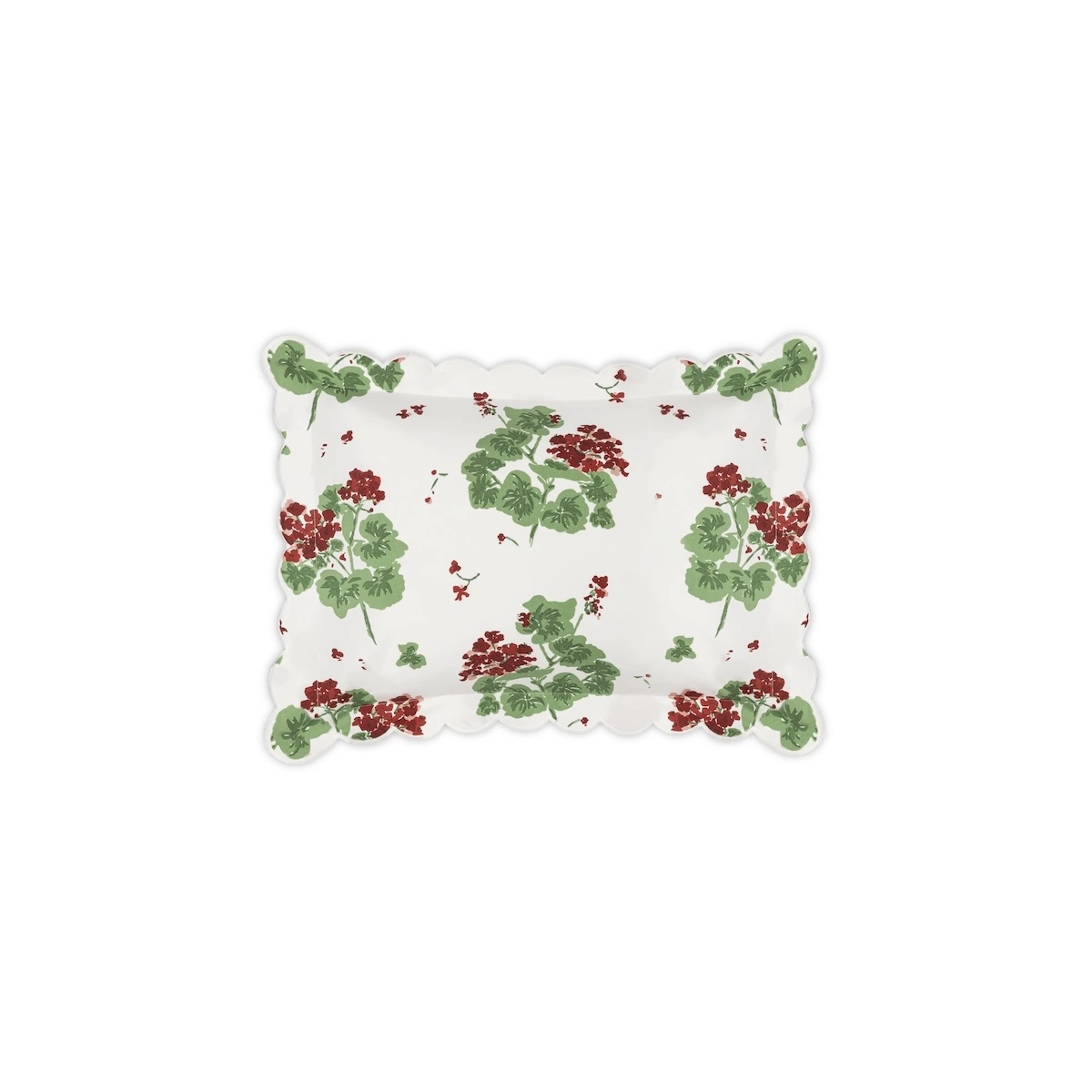 Geranium Sham_ SCARLET