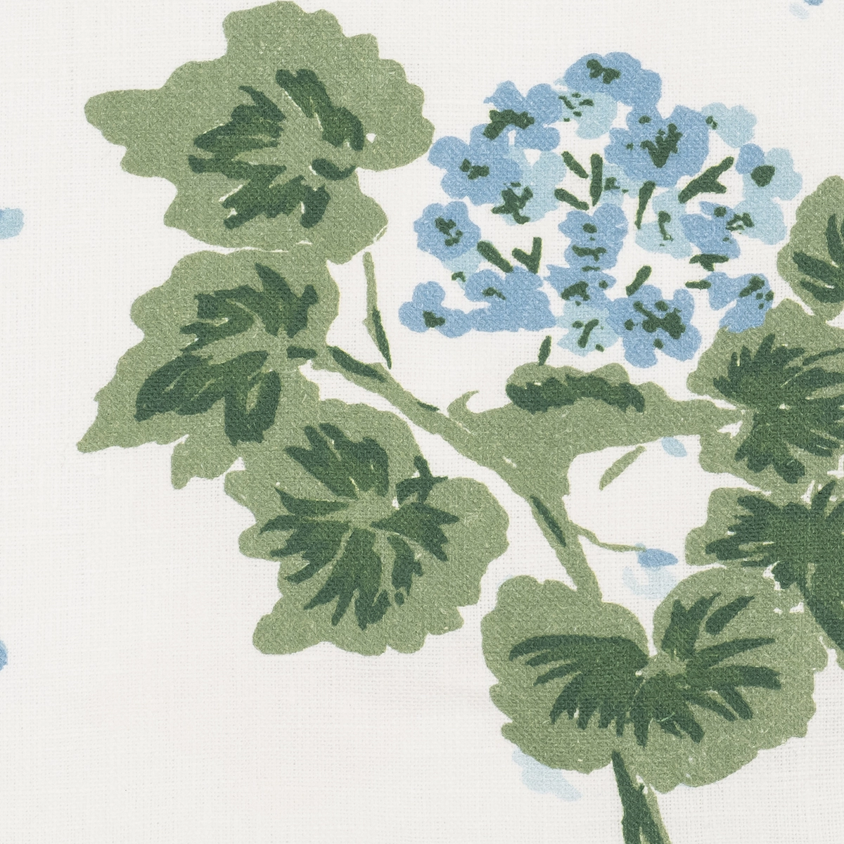 Geranium Tissue Box Cover_ BLUE