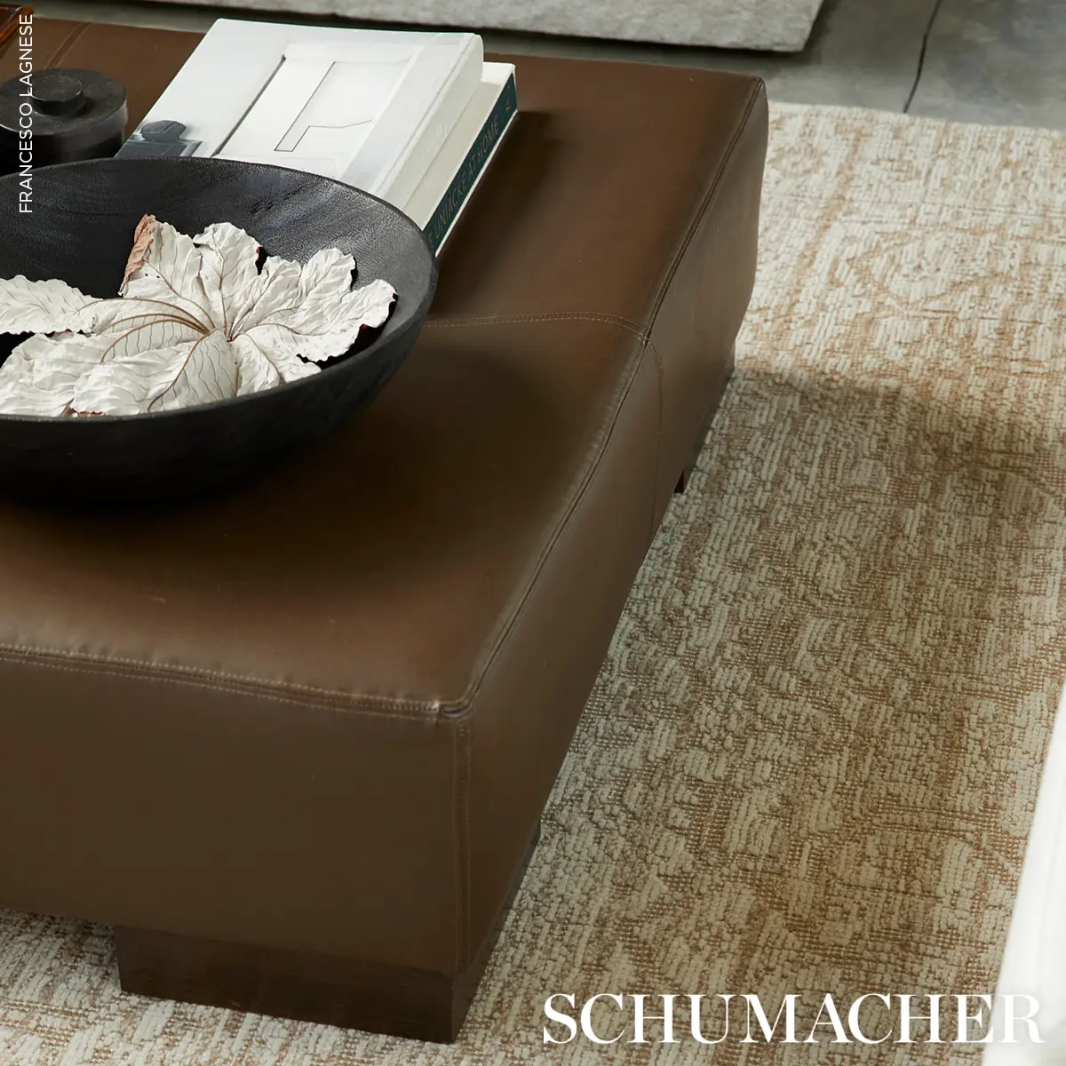 ANKARA HAND-KNOTTED WOOL RUG_ SAND