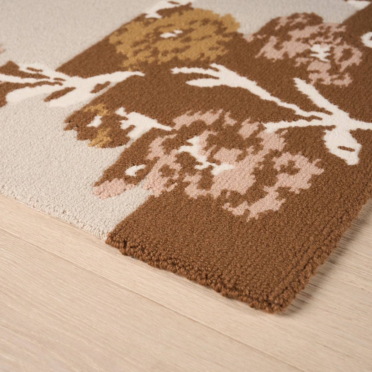 Trace of Connection Rug_ MERLOT