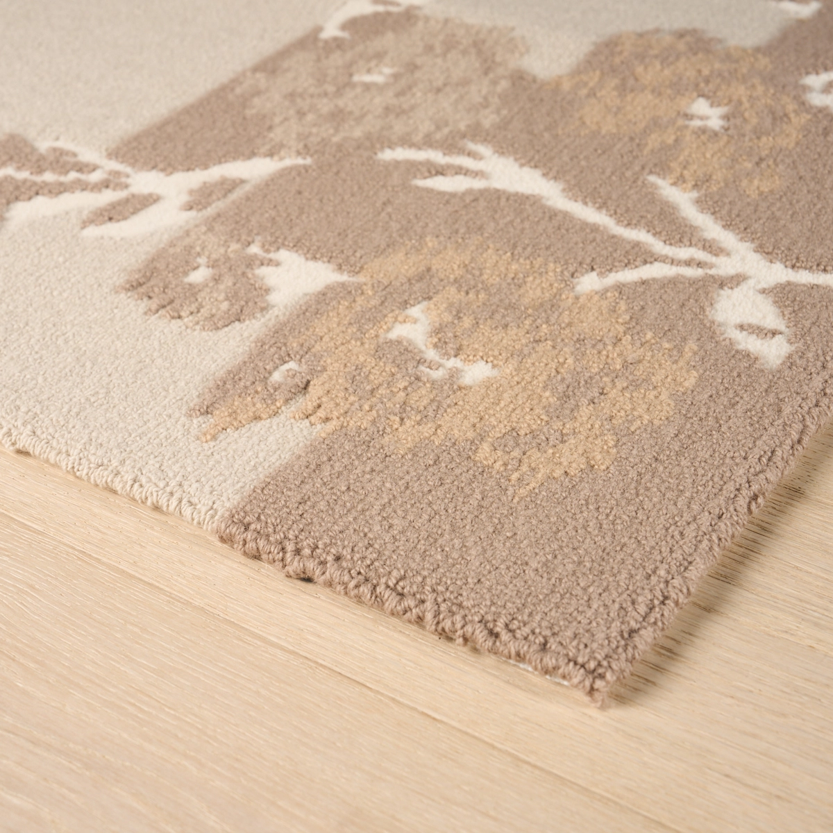 Trace of Connection Rug_ STONE