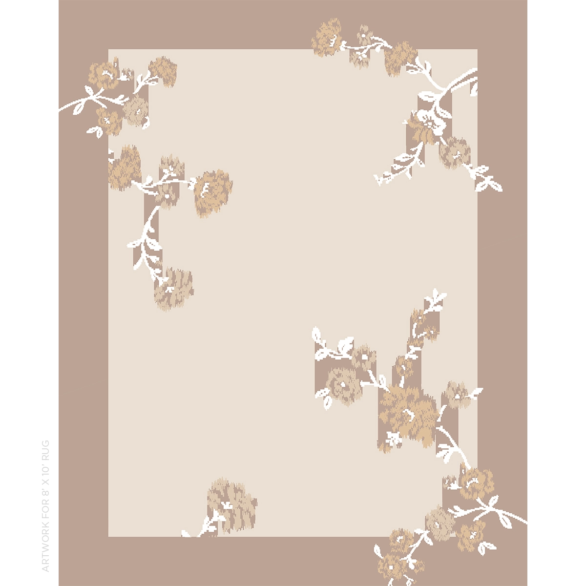 Trace of Connection Rug_ STONE