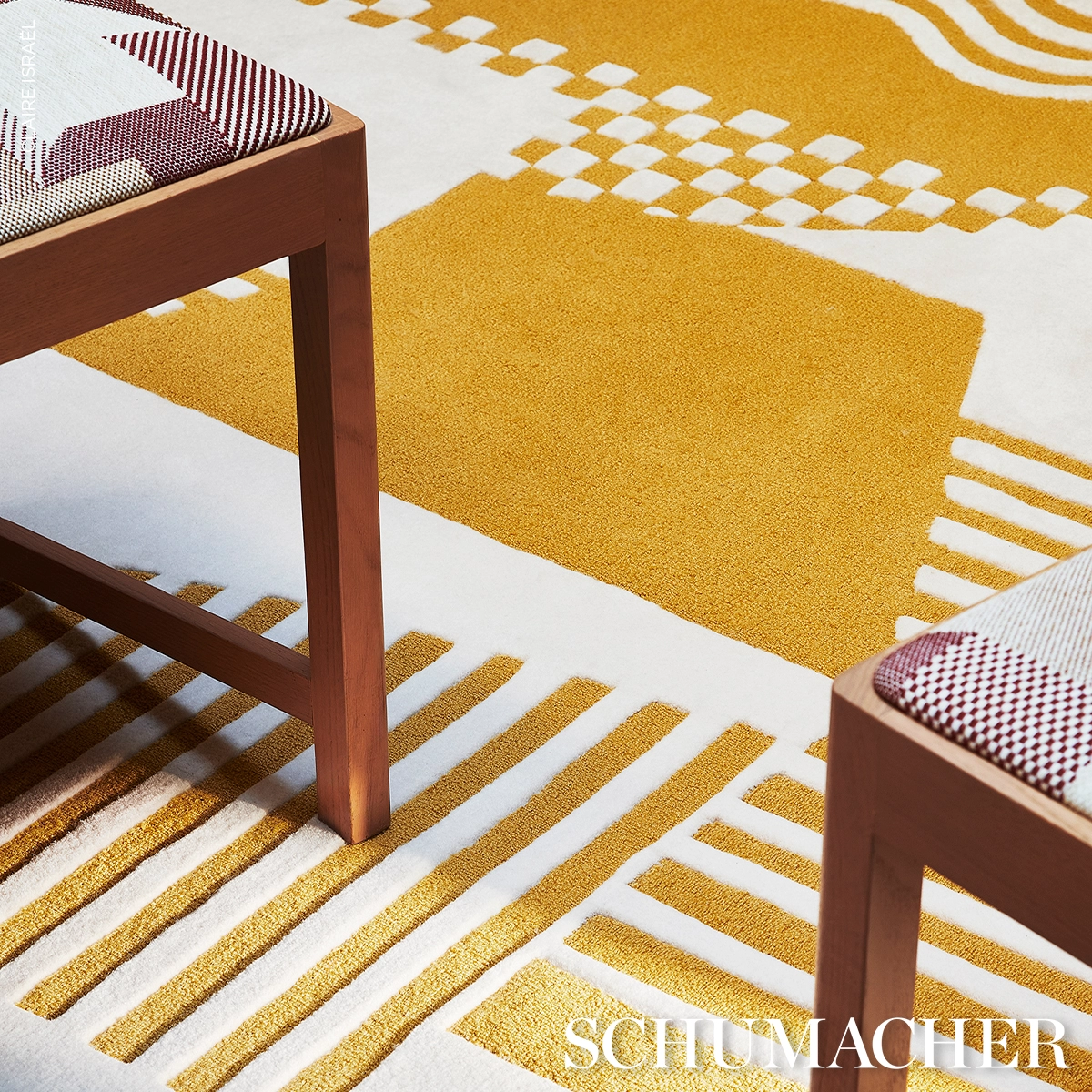 City's Silent Lines Rug_ ANTIQUE GOLD