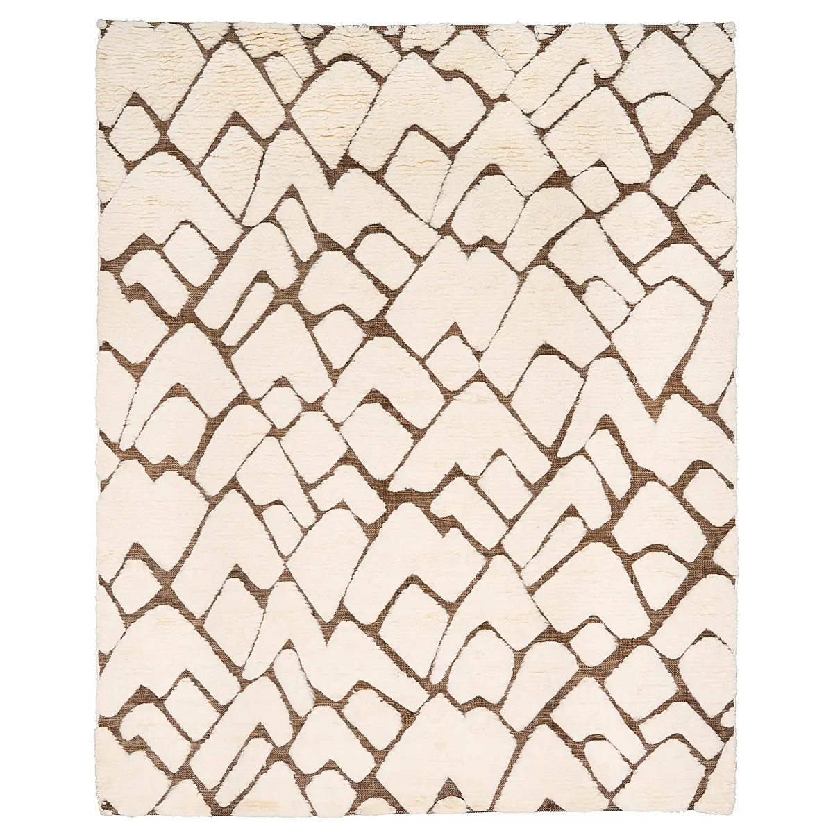 Zimba Rug_ IVORY & BROWN