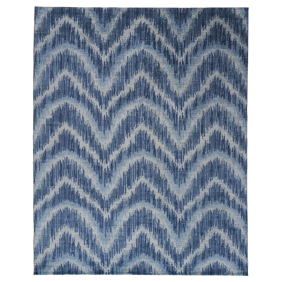 VENETIAN FLAMESTITCH RUG_ BLUE