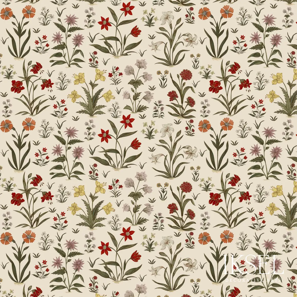 MOGUL FLOWERS LINEN_ ORIGINAL