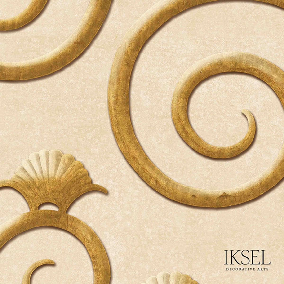DECO SPIRALS_ CHAMPAGNE
